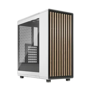 Fractal Design North Chalk White TG Clear | fd-c-nor1c-04 | Glasfenster