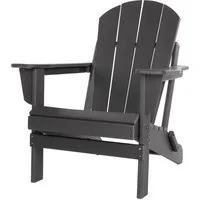 Aspero Gartenstuhl Gartenstuhl Adirondack, Hochwertiger und robuster Terassenstuhl