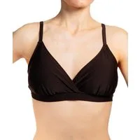 Aquarti Triangel-Bikini Bikini Oberteil Neckholder Push Up Padded Zum Binden
