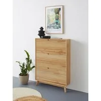 OTTO home Schuhschrank Pandrup mit 3 Klappen, ca. 8 Paar Schuhe pro Klappe, Höhe 125 cm