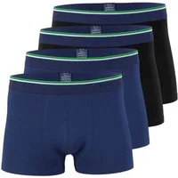 Clark Crown® Boxershorts (4-St) atmungsaktiv durch Bambusfaser