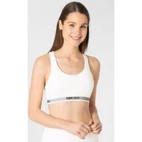 SUPER.NATURAL Sport-BH Merino Bra W FEEL GOOD BRA elastischer Merino-Materialmix