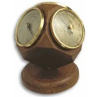 TFA Dostmann TFA 20.1011 Analoge Wetterstation aus Eiche Wetterstation
