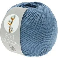 LANA GROSSA SOFT COTTON Häkelwolle, 140 m (weiches, vielseitiges Garn für höchsten Tragekomfort), 50 g