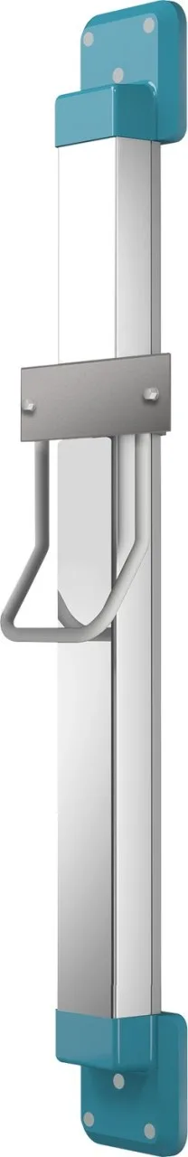 KWC Aquarotter Höhenverst., F5, f. Haartrockner, 250x1200x140 mm, Silber/Perlenzian, 2030052331 2030052331