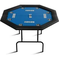 GarveeMore Spieltisch Achteckiger Gamingtisch Klapptisch Campingtisch Gartentisch, Klappbarer, wasserabweisende Oberfläche, gepolsterter Rand für 8