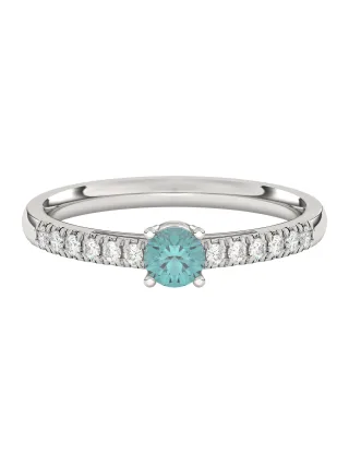 Diam Addict Ring 585 Weißgold mit im Labor gezüchteten Diamanten