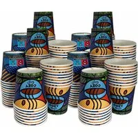 Intertan -1922- Coffee-to-go-Becher 200 Kaffeebecher To Go Pappe COZY CUPS 120ml, 200-tlg.