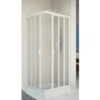 Forte Italy Eckdusche Vela, BxT: 75x90 cm, Acrylglas, variabler Verstellbereich, BxTxH: 75 x 90 x190 cm