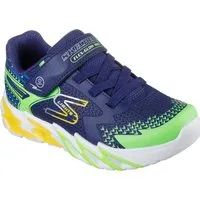 Skechers FLEX-GLOW 3.0 Slip-On Sneaker Sneaker, Klettschuh, Kindergartenschuh mit auffälliger Sohle