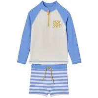 vertbaudet Badehose Jungen Strand-Set: UV-Badeshirt & Shorts