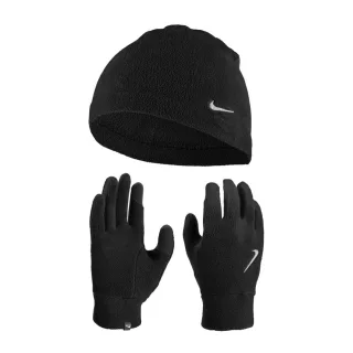 Nike - Mütze & Handschuhe für Damen, Fleece (Schwarz)