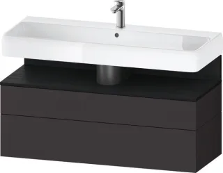 Duravit Qatego Waschtischunterbau wandhängend Graphit Supermatt 1190x470x590 mm - QA4396016800000 QA4396016800000