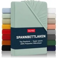 Blumtal Spannbettlaken Bettlaken aus Mikrofaser, Mikrofaser, Gummizug: rundum, (1 Stück)