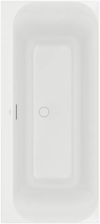 Villeroy & Boch Loop & Friends rechteckige Badewanne, 1800 x 800 mm, Stone White UBA180LSF2V-RW