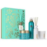 Rituals Pflege-Geschenkset Luxus-Pflegeset Limited Edition Geschenkset Karma L 2025, 4-tlg., 4-teiliges Pflegeset mit Duschschaum, Creme, Kerze & Duftstäbchen