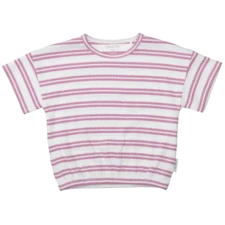 STACCATO - Md.-Shirt, Rippe hibiscus pink str. - Gr. - 122