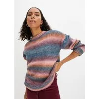 bonprix Strickpullover aus Polyacryl, Polyester, Polyamid und Wolle, ohne Kragen