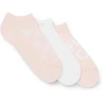HUGO Sneakersocken (3-Paar) verstärkte Fersen- und Zehenpartie