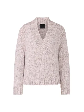 Marc Cain Collections - Glitzer Pullover Knitted in Germany light desert taupe - Gr. - 38