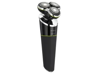 MELISSA Elektrorasierappart 16680051, 3-Kopf, Akkubetrieb, schwarz/silber