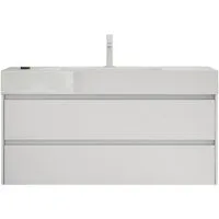 Mai & Mai Badmöbel-Set Badezimmermöbel 120cm Waschbecken Waschtisch mit Unterschrank Deep