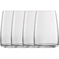 Zwiesel Glas Becher Universalbecher 4er-Set Vivid Senses, Glas, 500ml, Tritan-Kristallglas, spülmaschinenfest