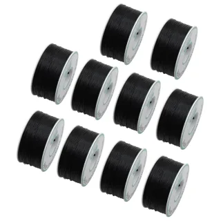 10Pcs 250m 30AWG Black OK Line Circuit Board Flyer Wire Airline PCB Jumper Cable Wrapping Wire