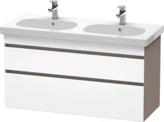 Duravit DuraStyle Waschtischunterbau wandhängend Weiß & Basalt Matt 1150x453x610 mm - DS648601843 DS648601843