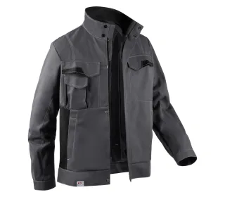 KÜBLER IMAGE DRESS NEW DESIGN Jacke anthrazit/schwarz 56 - 1345 3411-9799-56