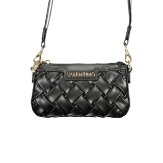 Mario Valentino Nero Poliuretano Damenhandtasche mit verstellbarem Schulterriemen