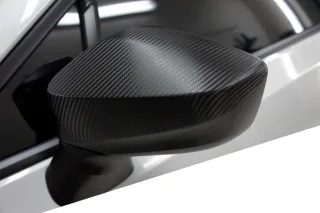 PREMIUM Spiegel Spiegelgehäuse Kappe Design Folie Carbon Schwarz viele Fahrzeuge