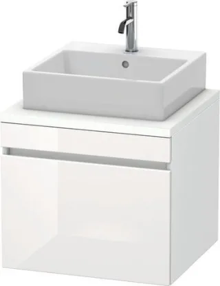 Duravit DuraStyle Konsolenwaschtischunterbau wandhängend Weiß Hochglanz & Matt 600x548x512 mm - DS53 DS531002218