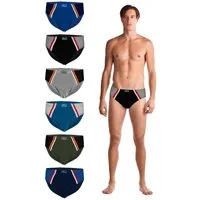 TEXEMP Slip 3er-6er Pack Herren Slip Baumwolle Unterhose Sportslip Schlüpfer (3-St) 100% Baumwolle - Übergrößen bis 6XL