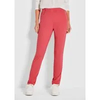 GOLDNER Schlupfhose Schmale Hose BELLA mit Schlupfbund Elastische Hose, Schlupfbund, Reißverschluss-Optik, Eingrifftaschen