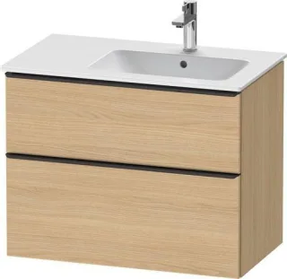 Duravit D-Neo Waschtischunterbau wandhängend Natur Eiche Matt 810x462x625 mm - DE43670BD300000 DE43670BD300000