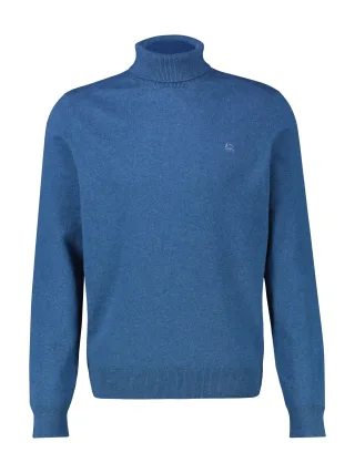 LERROS - ROLLKRAGEN storm blue melange - Gr. - XXL