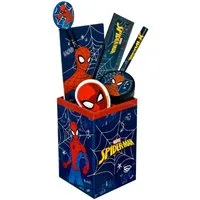 Spiderman Bleistift Spiderman Federtasche – Gefüllter Köcher mit Schreibutensilien