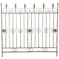 CLP Rankgitter Mangold, 1 St., 1er, flexibler Gartenzaun aus Eisen, 124 cm breit