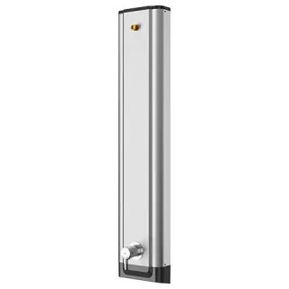 KWC Aquarotter Duschpaneel, F5, Edst., Thermostat, EHM, für Duschkopf, Hygieneoption, 2030066541 2030066541