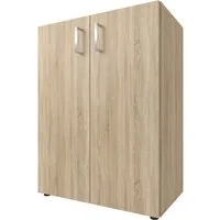 möbelando Aktenschrank Trio 2 57 x 77 x 34,5 cm (B/H/T)