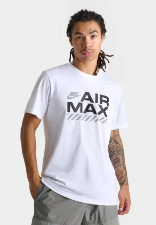 Nike Air Max Grafik Herren T-Shirt in Weiß