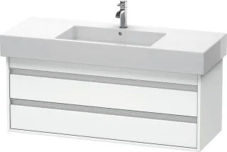 Duravit Ketho Waschtischunterbau wandhängend Weiß Matt 1200x455x480 mm - KT664201818 KT664201818