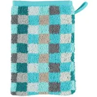 Cawö Handtuch Unique Karo 942 türkis