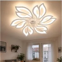 ZMH Deckenventilator LED Deckenlampe Mit Fernbedienung & Licht Leise für Wohnzimmer