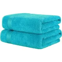 HAMMETEX Saunatuch Hammetex 2er Set extra große Saunatücher, Frottier (Packung, 2-St), 100% Baumwolle – Weich & Saugfähig – Luxuriöse Große Spa-Badetücher