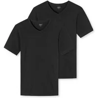 uncover by SCHIESSER V-Shirt Uncover Cotton (2er Pack) V-Neck, Kurzarm, Multipack, Cotton-Mix, elastisch