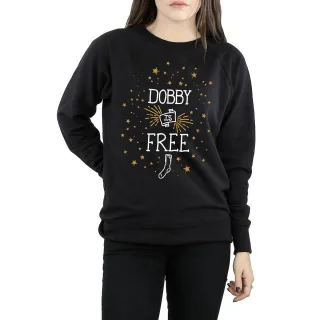 Harry Potter - "Dobby Is Free" Sweatshirt für Damen (Schwarz)