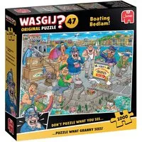 Jumbo Spiele Puzzle Wasgij Original 47 Bootschaos - 1000 Teile Puzzle, 1000 Puzzleteile