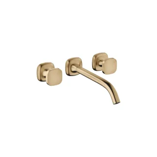 Dornbracht Waschtisch-Wandbatterie ohne Ablaufgarnitur COYA 36717404 Dark Brass gebürstet (PVD),3671 36717404-39